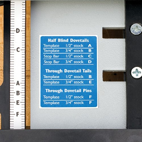 Dovetail Jig – Versatile Dovetail Jig Kit Includes Dove Tailing Router Jig, Template, Dovetail Guide Bushing & More - Dovetail Jigs for Woodworking ROCKLER