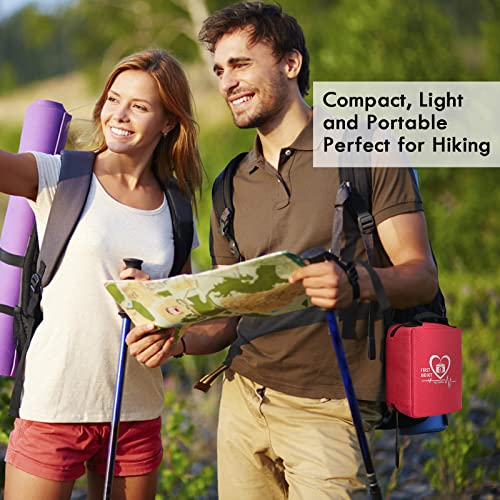 Pasenhome First Aid Kits, Trauma First Aid Kit, Premium Emergency Kits, First Aid Bag with Labelled Compartments for Home, Office, Car, Outdoor, Pasenhome