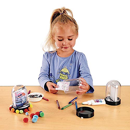 Colorations Create Your Own Snow Globe Kids Craft Kit, Set of 12, Create a Keepsake, Ideal Mothers Day or Fathers Day Gift, Birthday or Holiday, Can Colorations