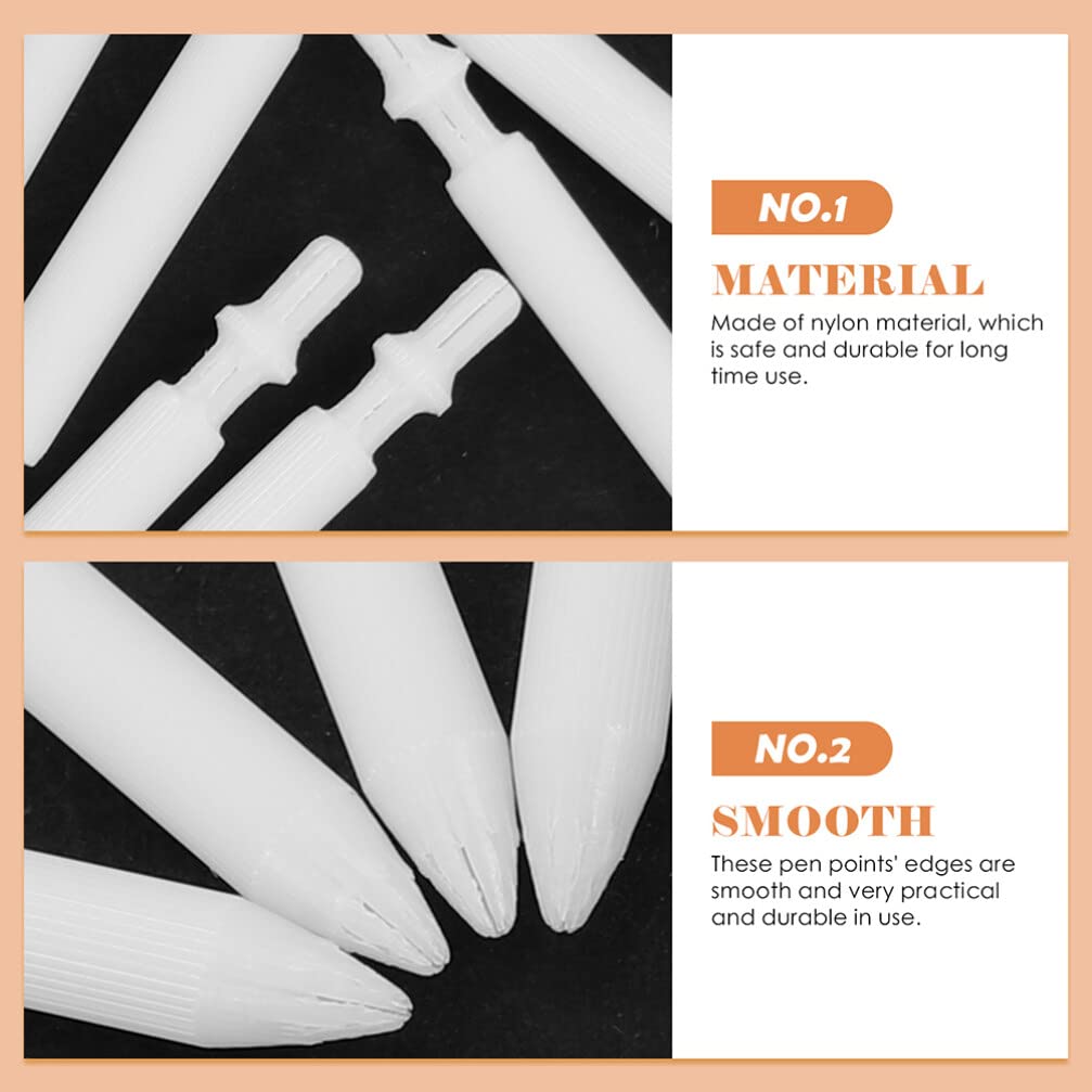 Paint Pen Nibs 20 Pcs Acrylic Paint Marker Nibs Replacement Pen Nibs Marker Pen Tips Refillable for Paint Markers 0.7mm Pen Nibs STOBOK