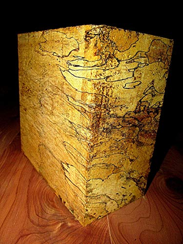 Parahita Store - 1 Pcs 8 X 8 X 3" Beautiful Exotic Spalted Tamarind Bowl Blank Lathe Turning Block - Premium Quality Wood - Wood Working - Unfinished Parahita Store