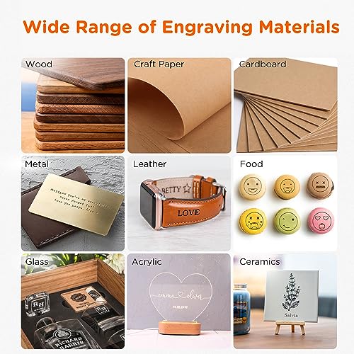 ACMER P1 Laser Engraver, 10W Output Laser Cutter, 50W Laser Engraving Machine, DIY CNC Laser Cutter and Engraver Machine for Wood, Metal, Acrylic, ACMER