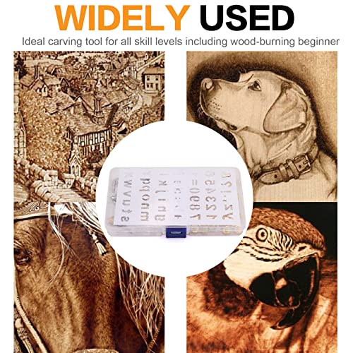 82 PCS Wood Burning Accessories for Pyrography Pen Wood Embossing Carving DIY Crafts Tuijodaix