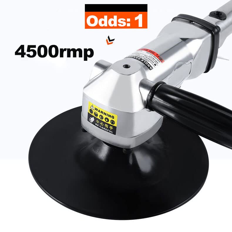 7-Inch Pneumatic Sander Heavy Duty Wet Air Sander/Polisher,Lightweight at 5.47 lbs,Adjustable Speed Up to 2500rpm Pneumatic Polisher Hand Sanding YPCOO