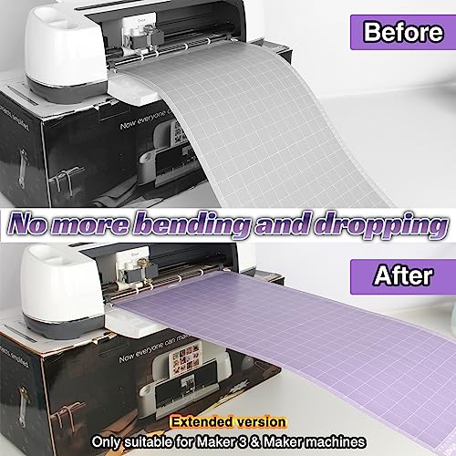 LOPASA Long Extension Tray for Cricut Maker 3 and Maker Cutting Mat Support,16'' Cricut Machine Extender Accessories Tools for 12x12 and 12x24 LOPASA