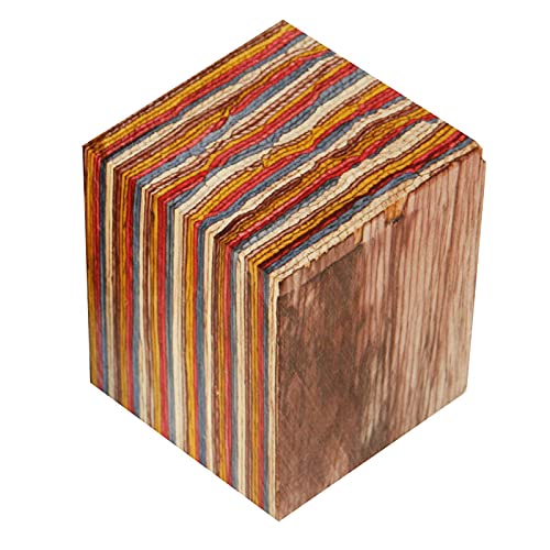 Penn State Industries PKEZLAM93 Color Grain Laminated Bottle Stopper Blanks, 6pc. Combo Pack, 2" x 2" x 2-3/8" Penn State Industries