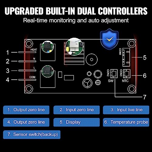 VEVOR Tumbler Heat Press Machine, Tumbler Press for 30OZ 20OZ Sublimation Straight Skinny Tumblers, with Knob Control Temp&Timer Setting for 11-16oz VEVOR
