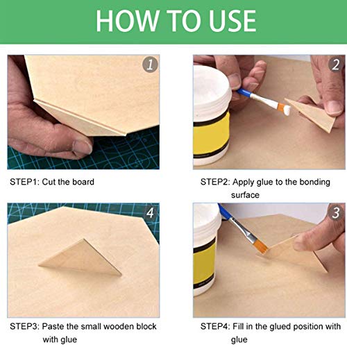 15 Pack Basswood Sheets, Unfinished Wood, Thin Plywood Wood Sheets for Crafts, House Aircraft Ship Boat Arts and Crafts, School Projects, DIY Wooden SPKESE