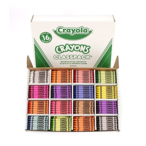 Crayola Large Crayons - Assorted (8 Count), Giant Crayons For Kids