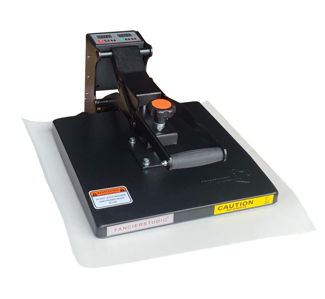 Fancierstudio Heat Press 15X15 Sublimation Rhinestone Heat Press T-Shirt Heat Press New Model FS15x15A RB Fancierstudio