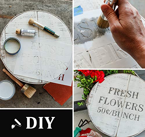 ilauke 10 Pieces 7.5mil Mylar Stencil Sheets, 12x12 inch Reusable Blank Stencil Vinyl, Clear Mylar Template for Cricut Cutting Machine, Make Your Own ilauke