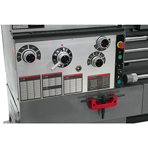 JET GH-1440ZX, 14" x 40" Geared Head Metal Lathe, Taper Attachment, Collet Closer, Newall DP700 DRO (321498) Jet