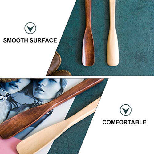 EXCEART Pocket Tool 2pcs Portable Solid Wood Shoehorn Tools for Boots Boot Inserts for Travel Shoe Horn Mini Funnel Stainless Steel Funnel Pro Tools EXCEART