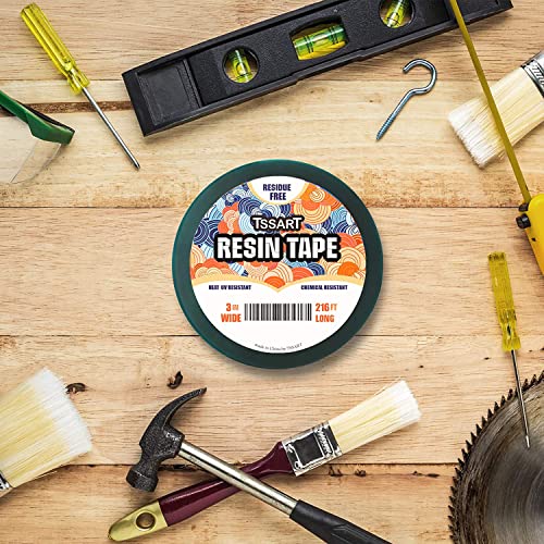 TSSART Resin Tape for Epoxy Resin Molding - Silicone Thermal Adhesive Tape, Oxidation and High Temperature Resistance Easy Peeling, Epoxy Release TSSART