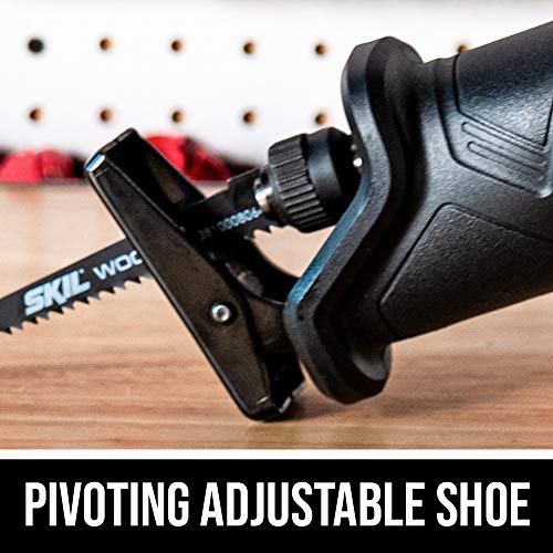 SKIL PWRCore 20 Brushless 20V 6-Tool Combo Kit, Included 2.0Ah Lithium Battery, 4.0Ah Lithium Battery and PWRJump Charger - CB7443-21 Skil