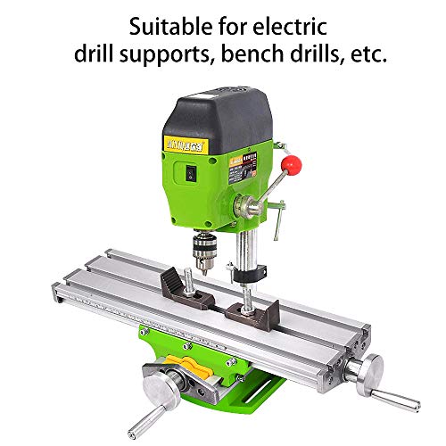 Compound Slide Table, MYSWEETY Worktable Milling Working Cross Table Milling Machine Compound Drilling Slide Table For Bench Drill Adjustme X-Y MYSWEETY