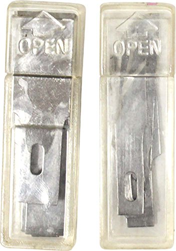 BLADE PRO 10 Piece Assorted Sizes & Shapes Crafting Blades For Knife | Steel Build For Sharp Precise Cutting | Great For Arts & Crafts HAWK IMPORTERS, INC