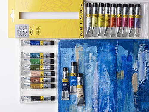 Winsor & Newton Galeria Acrylic Paint, 20 x 12ml (0.4--oz) Tube Paint Set Winsor & Newton