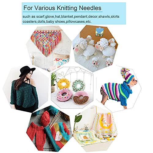 Weabetfu 102pcs Crochet Hooks Set Crochet Hook Kit with Case Ergonomic Crochet Needles for Arthritic Hands and Crochet Accessories Complete Crochet Weabetfu