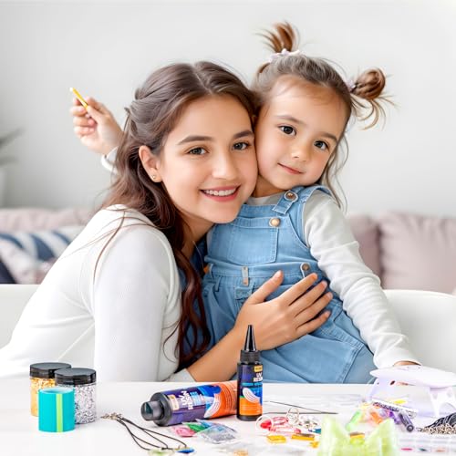 ISTOYO UV Resin Kit with Light, 155Pcs and 3 Timer Setting UV Resin Light, Jewelry Making Kit with Highly Clear UV Resin, Upgraded UV Resin Kit for ISTOYO