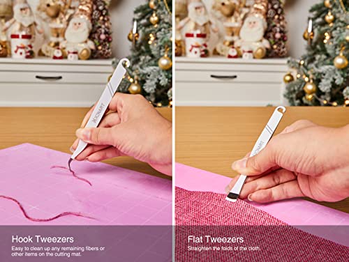 Xinart Brayer Rollers & Mat Remover Tool Set for Fabric Crafting, Reusable Sticky Lint Rollers Tool for Clothes/T-Shirts Heat Transfer Projects XINART