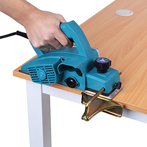 Yosoo Electric Hand Planer, 110V Portable Electric Wood Planer Hand Held Planer Woodworking Power Tool Accurate Smooth Door Planer Machine for Home Yosoo