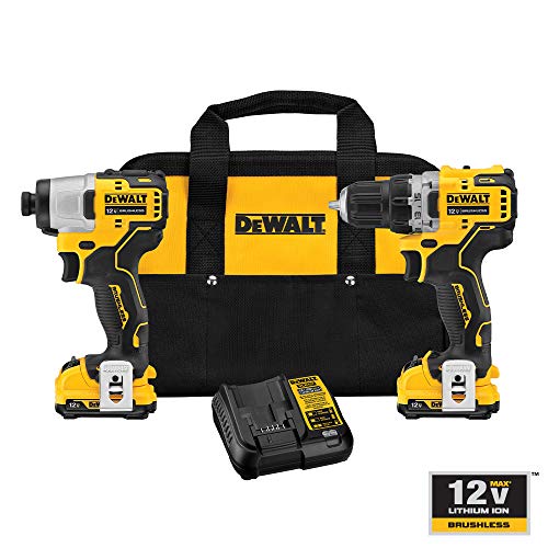 DEWALT XTREME 12V MAX* Cordless Drill Combo Kit (DCK221F2) DEWALT