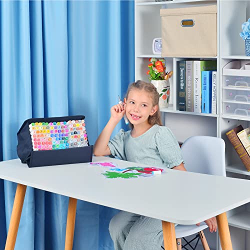 SANJOKI Alcohol Markers 120 colors,Broad&Fine Dual Tip, Permanent Artist Sketch Markers for Artist and Beginner SANJOKI