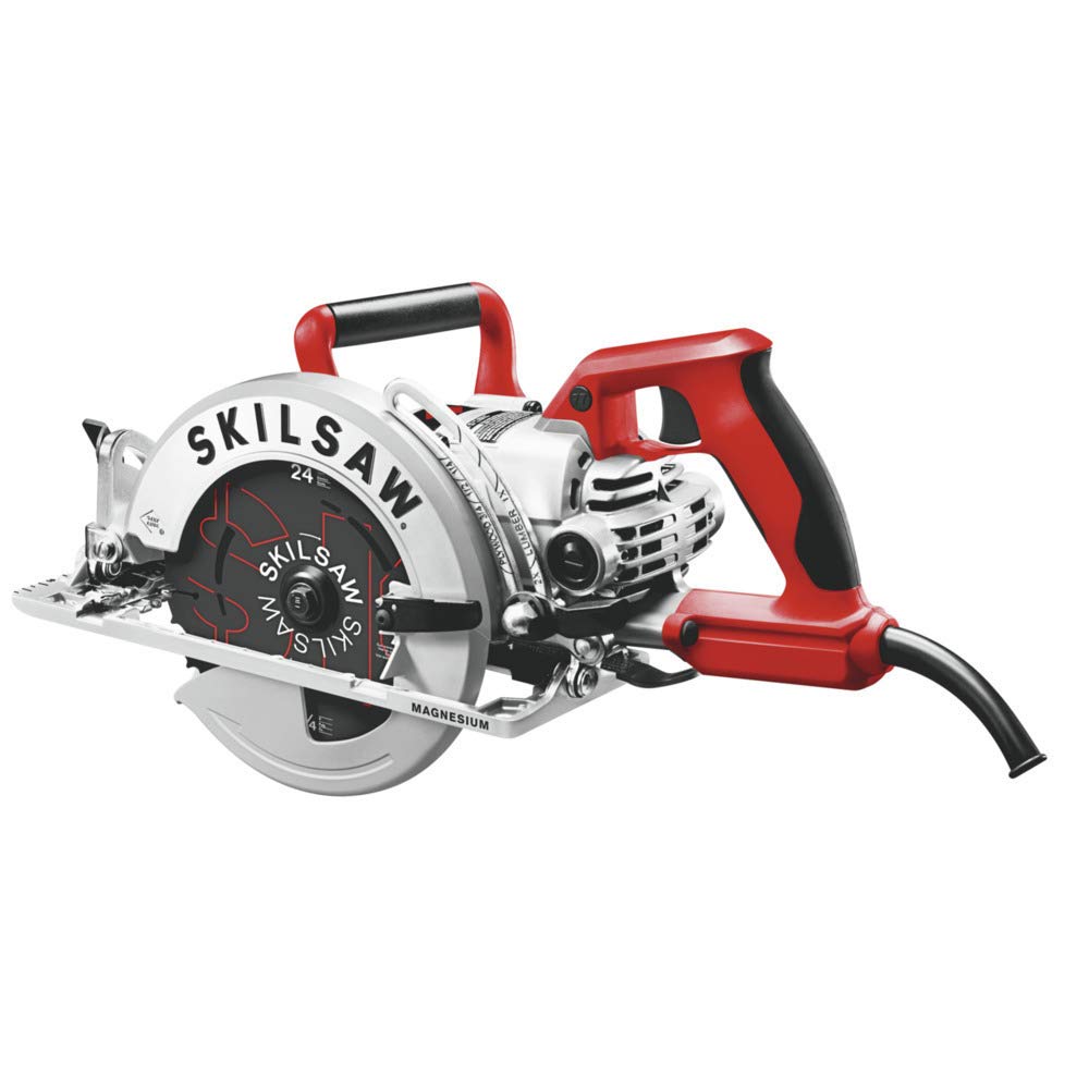 SKILSAW SPT77WML-01 15-Amp 7-1/4-Inch Lightweight Worm Drive Circular Saw , Silver Skil