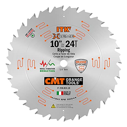 CMT ORANGE TOOLS 250.024.10 ITK RIPPING BLADE 10"x24x5/8" CMT