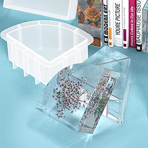 Large Resin Molds,Bookend Resin Molds,Large Geode Book Organize Resin Molds Silicone,Crystal Epoxy Deep Resin Molds,Epoxy Resin Molds for Flowers Pilarmuture