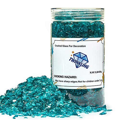 Crushed Glass Glitter for Crafts Resin Art 3-6mm Irregular