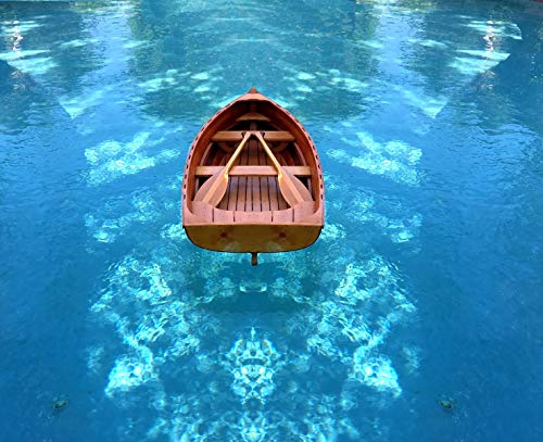 Wooden Boat USA K197 Whitehall Dinghy Display, 5', Brown Wooden Boat USA