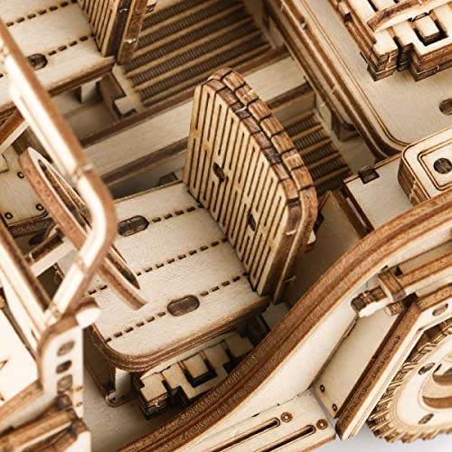 ROKR 3D Wooden Puzzle Army Field Car Model - DIY Mechanical Vehicle Kit for Adults and Kids ROKR