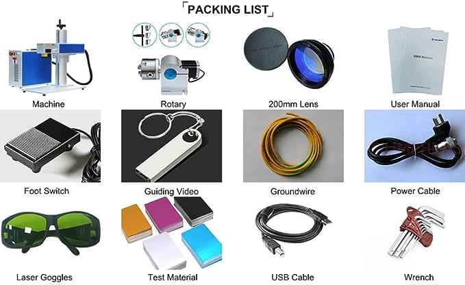 US Stock Triumph 50w Fiber Laser Marking deep Engraving Machine Metal polymers Parts Marker jewllery Silver Cutting Firearms 110x110 and 200x200mm T TRIUMPH