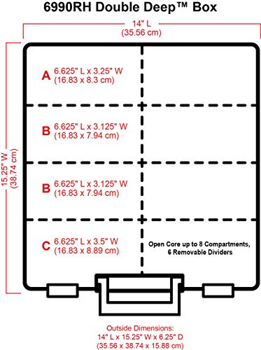 ArtBin Art Bin 0365500 Super Satchel Double Deep, Portable Art & Craft Organizer with Handle ArtBin