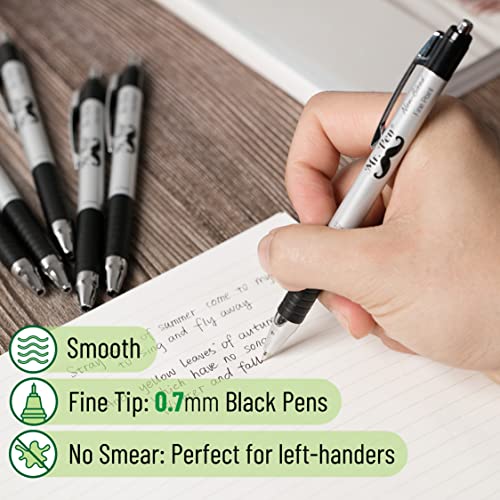 Mr. Pen No Bleed Pens, Bible Pens, Fine Tip, Black, Pack of 6 Mr. Pen