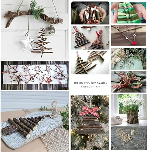 William Craft 120Pcs 10cm 0.1-0.2 Inch in Diameter Wood Log Sticks for DIY Crafts Photo Props Craft Sticks,Wood Crafts,Sticks inch,Wood Sticks,Wood William Craft