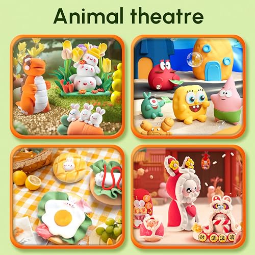 36 Colors Clay Kit Modeling Clay for Kids, Safe and Non-Toxic Clay with Sculpting Tools and 8 Mold, Ideal Halloween Christmas Gift for Kids M&G