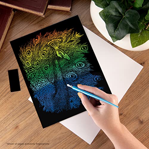 Royal and Langnickel Rainbow Engraving Art, Peacock Royal & Langnickel