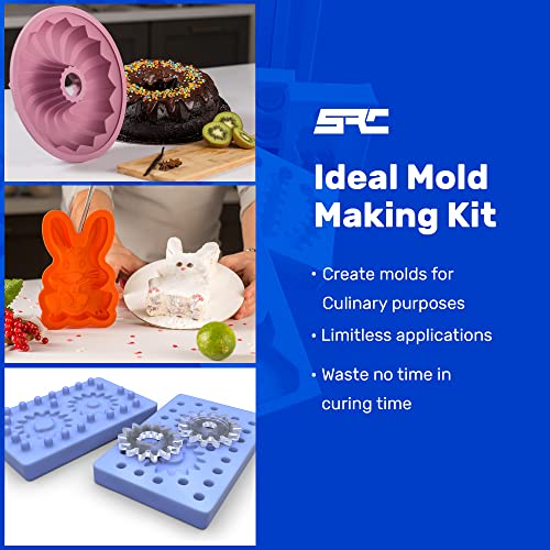 Specialty Resin & Chemical Cast-A-Mold Platinum (2-Gallon Kit) | Silicone Mold Making Kit | Food Grade Platinum-Cured Silicone Rubber | 2-Part DIY SPRESIN