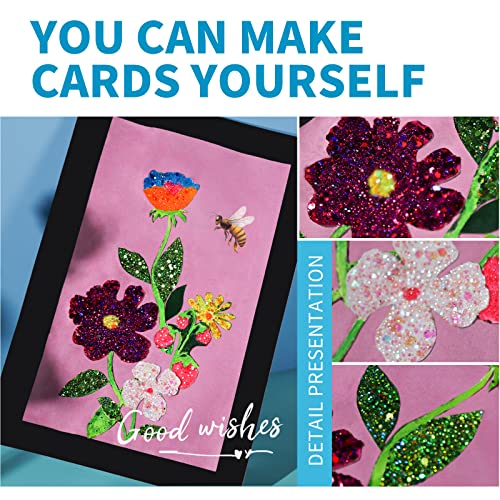 LEOBRO Glitter, Chunky Glitter, 18 Jars Glitter, Mixed Fine Chunky Glitter for Crafts, Craft Glitter for Resin, Holographic Iridescent Glitter Bulk, LEOBRO