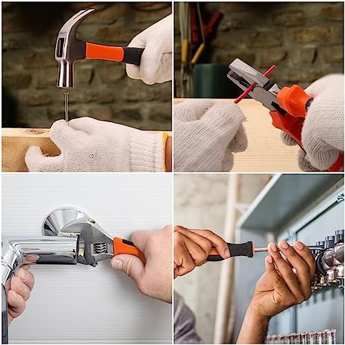 YOUGFIN 118 Pcs Power Tool Combo Kit with 20V Cordless Drill (3/8"), 2 Pack 1.5Ah Battery & Charger - Professional DIY Hand Tool Kit for Home, Garden Yougfin