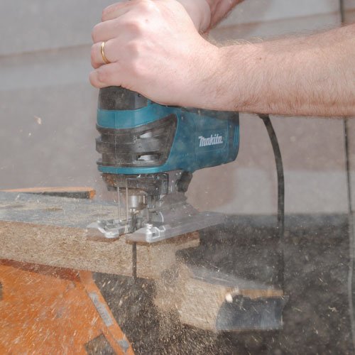 Makita 4350FCT Top Handle Jig Saw, with "Tool-less" Blade Change Makita