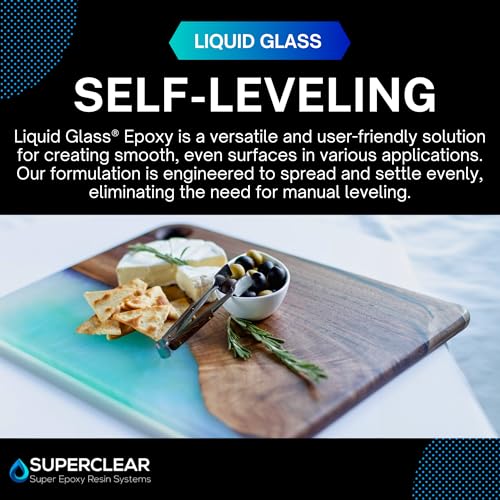 Deep Pour 24 Hour Liquid Glass® Epoxy Resin - 3 Gallon Casting Kit - Crystal Clear, Up to 1 inch deep, VOC Free, Food Grade Approved, Safe for Home FGCI