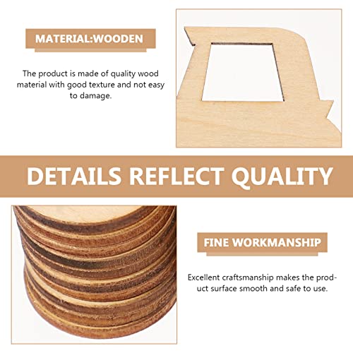 MAGICLULU 20pcs Cartoon Tractor Wooden Slices for Crafts Wood Slices to Drawing Kids DIY Paint Wood Crafts Unpainted Wooden Slices DIY Unfinished Car MAGICLULU