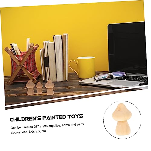 COHEALI 30 Pcs DIY Wooden Ornaments Peg Doll Family Wooden People Unpainted Wooden Figurines Peg Doll Wood Bodies Unfinished Wooden Pegs Nativity COHEALI