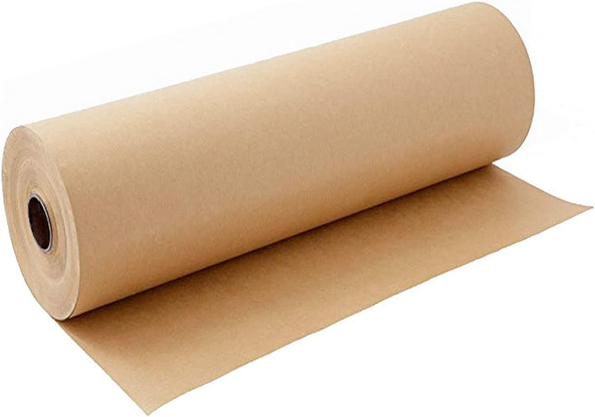 PONGHEI Brown Kraft Paper Roll 12" x 100ft (1200 Inch) for Gift Wrapping Packing, Brown Paper for Arts Crafts, Kraft Paper for Bulletin Board Poster PONGHEI