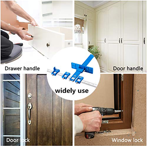 Cabinet Hardware Jig Mounting Template Drill Guide Sleeve Drawer Pull Jigs handle jig Power Tools Drilling Punch Locator Wood Drilling Dowelling TOURACE