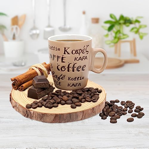 24 PCS 5.5-6.3 Inch Natural Wood Slices, Unfinished Pine Wood Circles with Barks for Coasters, DIY Crafts, Christmas Rustic Wedding Ornaments and GNIEMCKIN